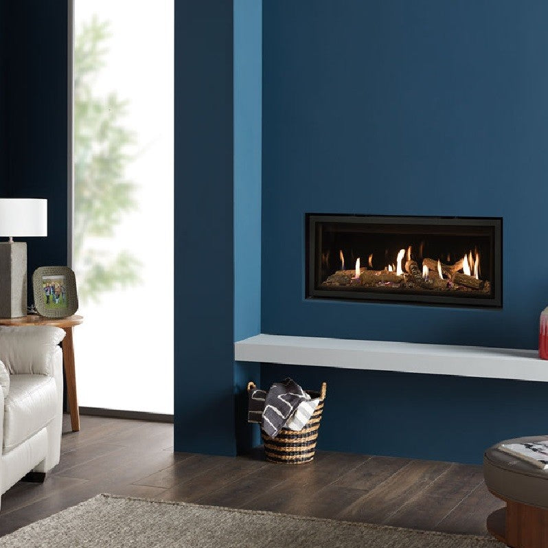 Gazco Studio 2 Balanced Flue Gas Fire with Edge Frame