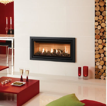 Gazco Studio 2 Balanced Flue Gas Fire with Profil Frame