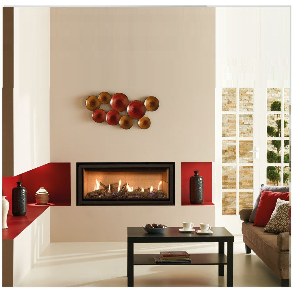 Gazco Studio 2 Conventional Flue Gas Fire with Edge Frame