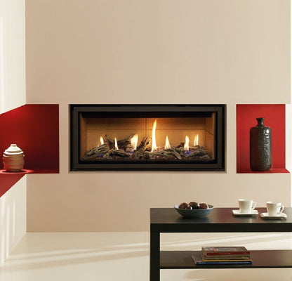 Gazco Studio 2 Conventional Flue Gas Fire with Edge Frame