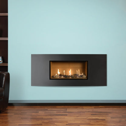 Gazco Studio 1 Balanced Flue Gas Fire with Verve Frame