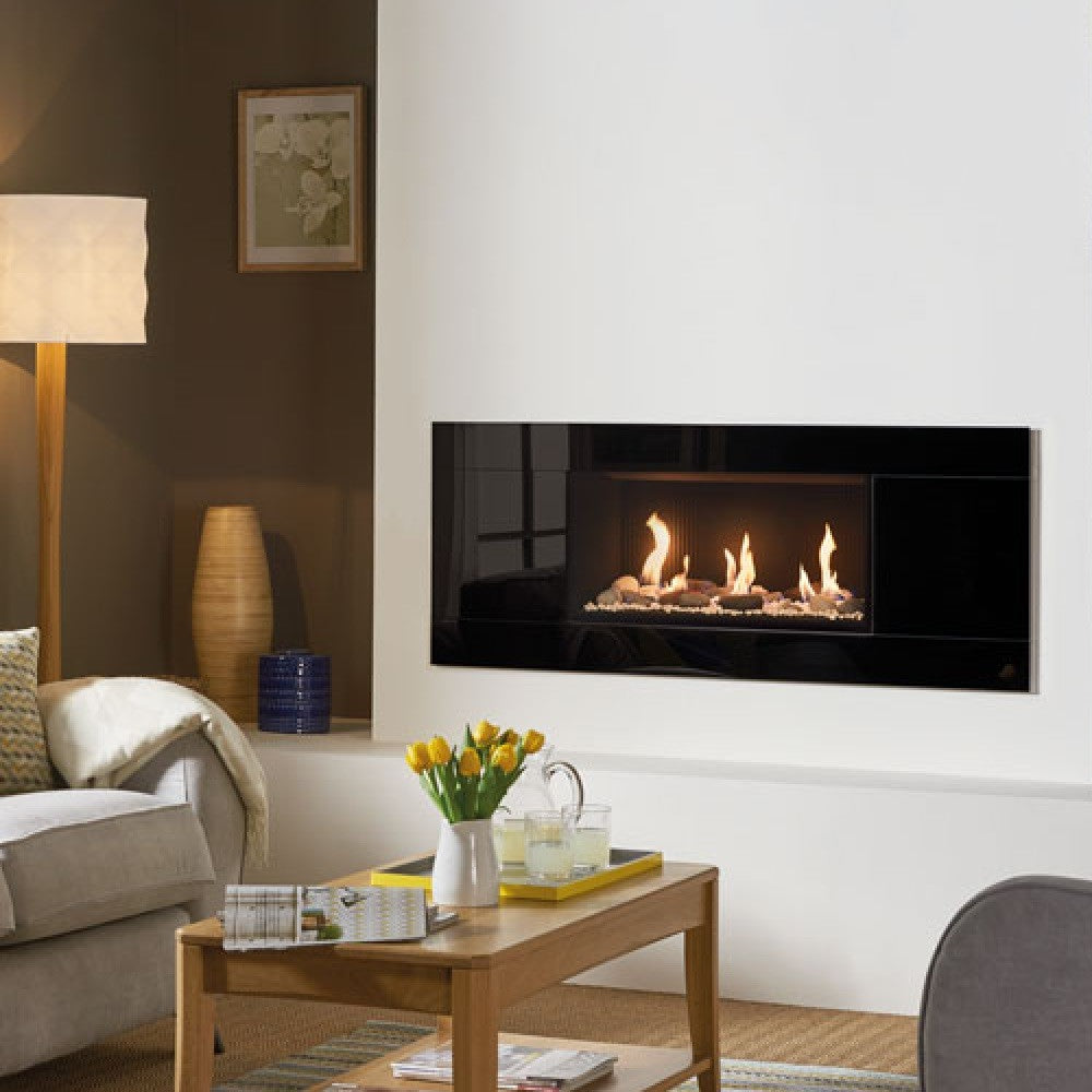 Gazco Studio 1 Conventional Flue Gas Fire with Glass Frame