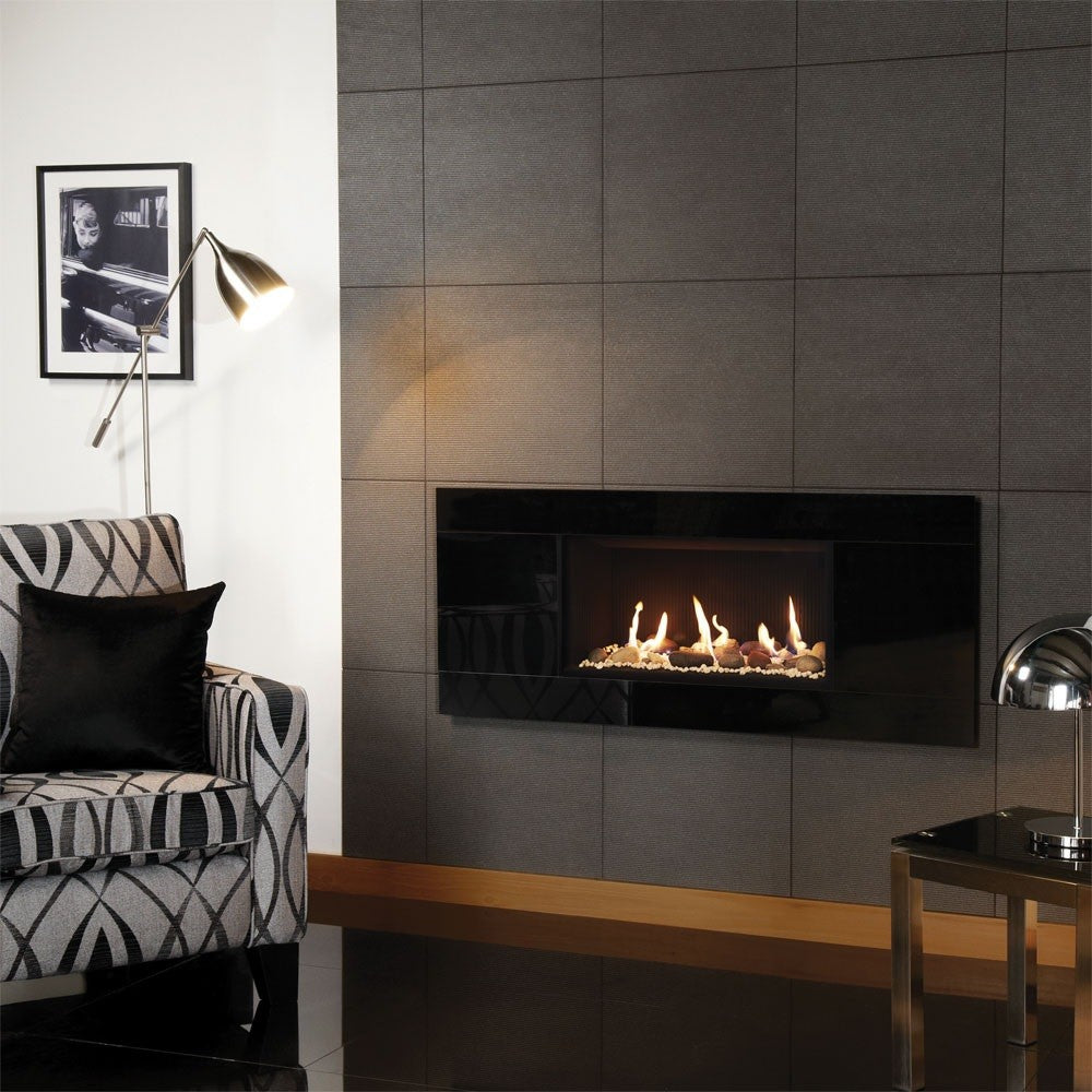 Gazco Studio 1 Conventional Flue Gas Fire with Glass Frame