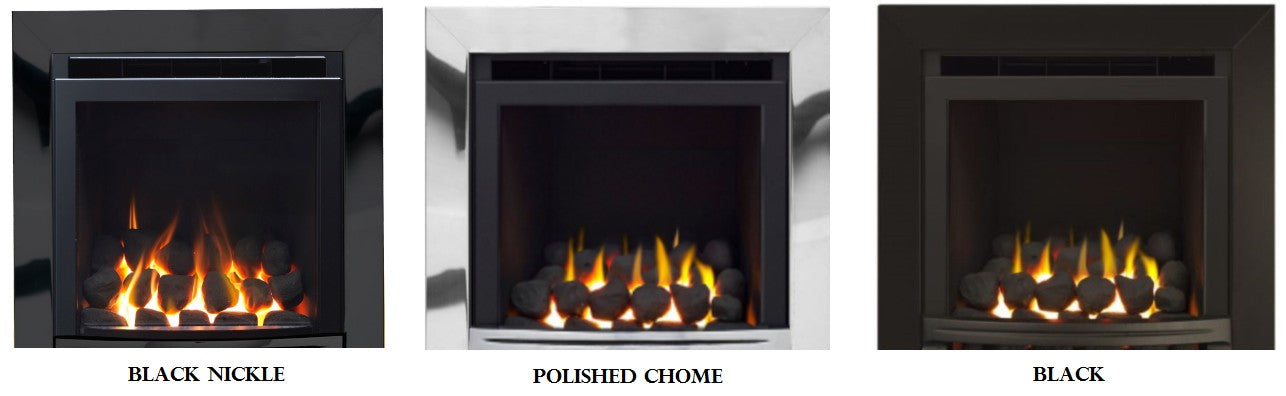 Series 4000 HE CF Coal Effect High Efficiency Gas Fire with Chrome Frame and Front