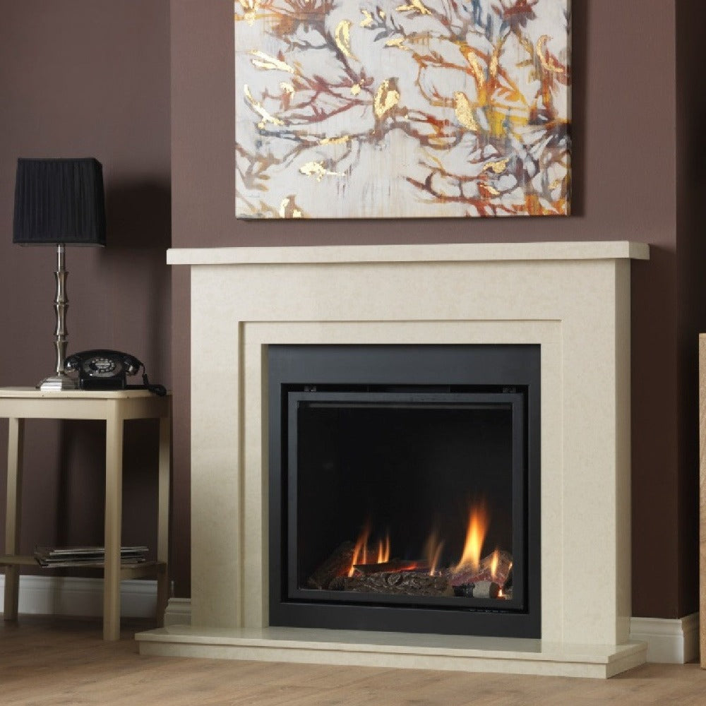 Series 7000 HE Large Fireplace Square Opening Log High Efficiency Gas Fire.