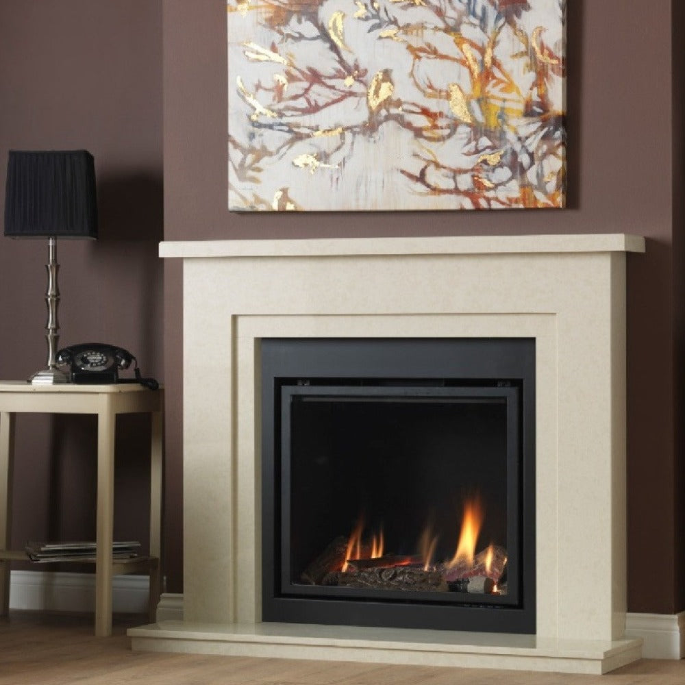 Series 7000 Deluxe HE High Efficiency Frameless Edge Square Wall Gas Fire