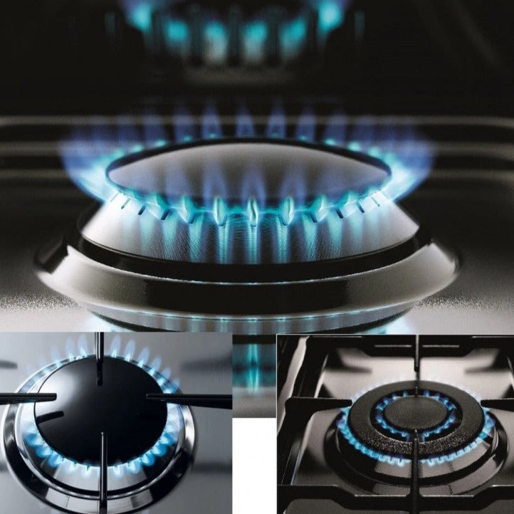 Gas Burners on the Lofra Professional 120 Range Top TAS126/7 Gas Chef Top Range Cooker Hob 120cm