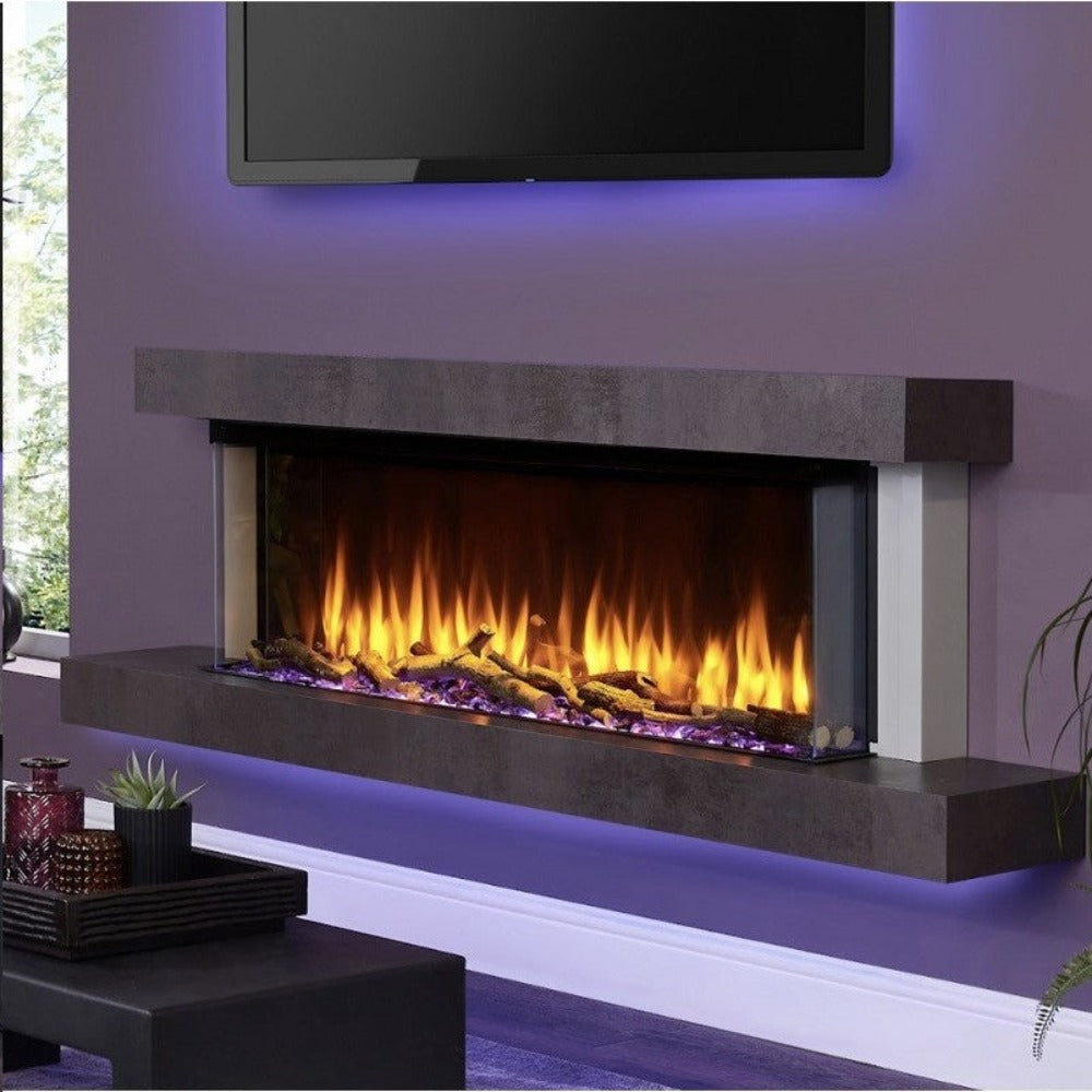 C&J iRange i1100e Slimline Multi-Sided Electric Fire