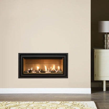 Gazco Studio 1 Conventional Flue Gas Fire with Edge+ Frame