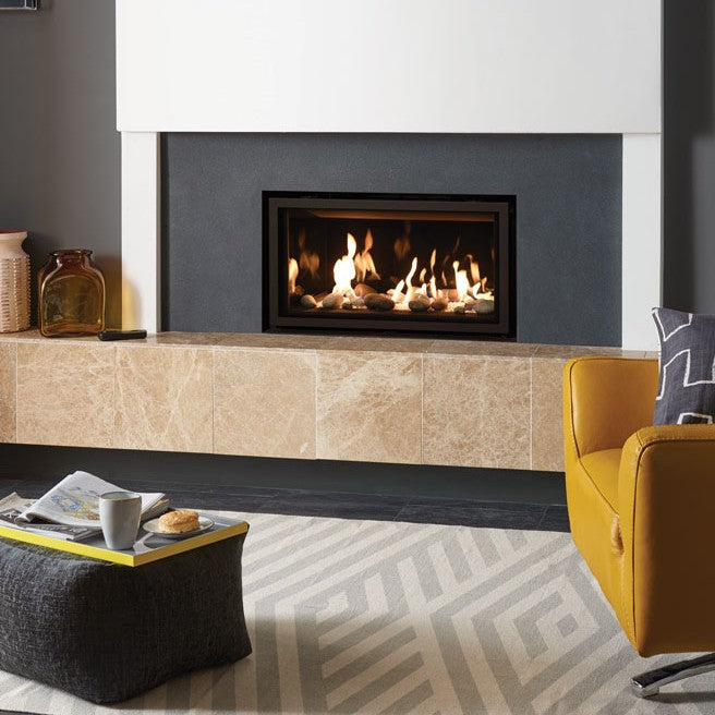 Gazco Studio 1 Conventional Flue Gas Fire with Edge Frame