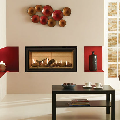 Gazco Studio 1 Conventional Flue Gas Fire with Edge Frame