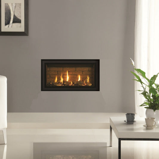 Gazco Studio 1 Slimline Balanced Flue Gas Fire with Edge Frame