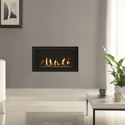 Gazco Studio 1 Slimline Balanced Flue Gas Fire with Edge Frame