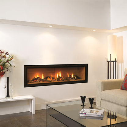 Gazco Studio 3 Balanced Flue Gas Fire with Edge Frame