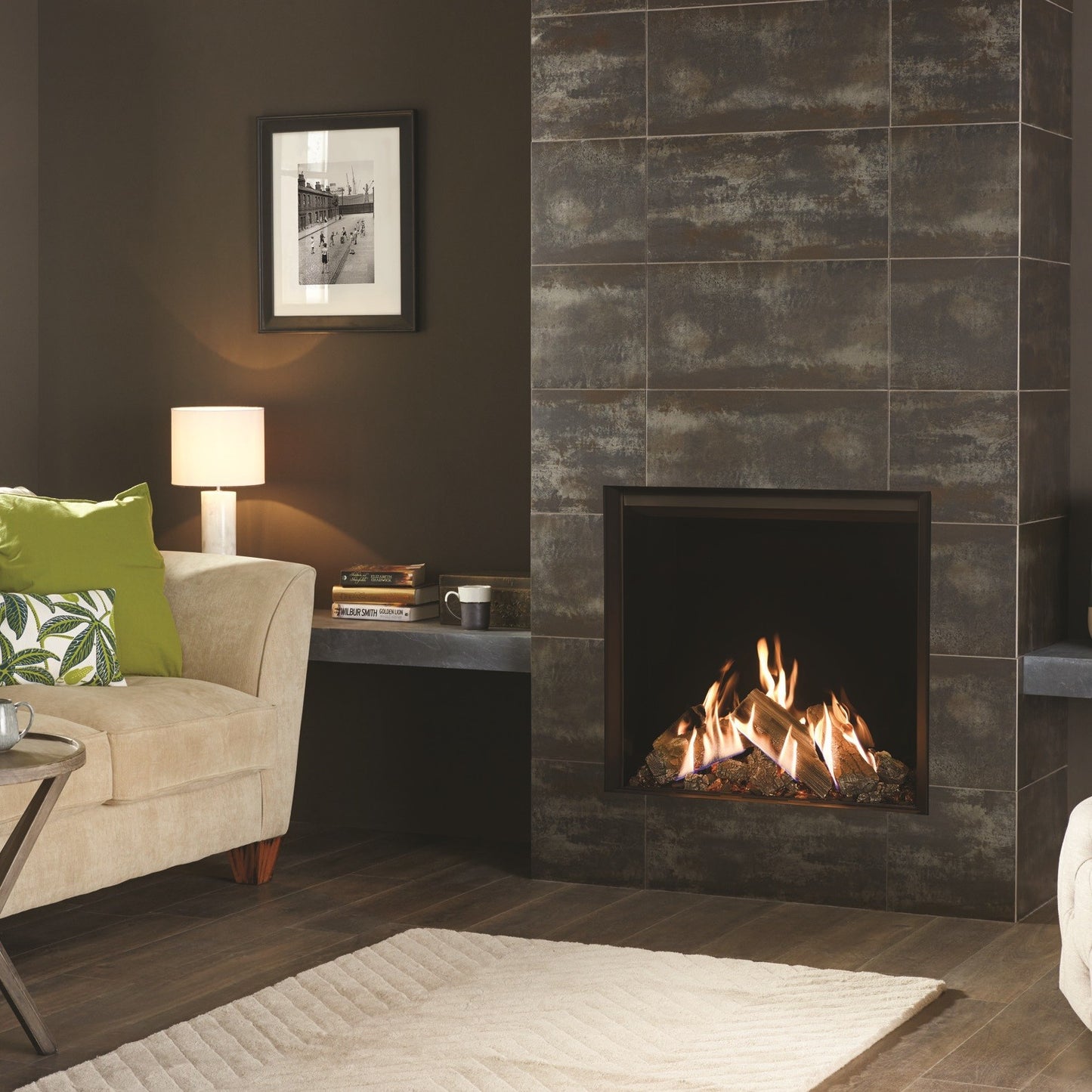 Gazco Reflex 75T Conventional Flue Gas Fire with Edge Frame