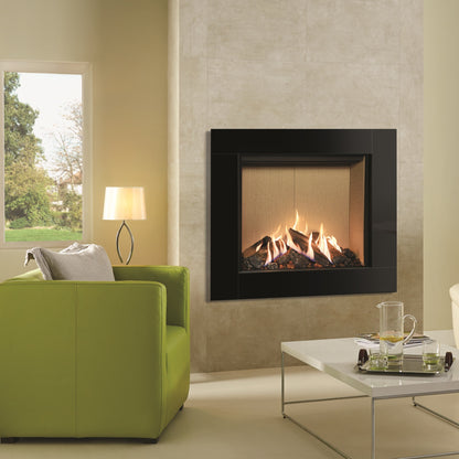 Gazco Reflex 75T Conventional Flue Gas Fire with Icon XS Frame