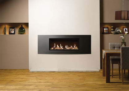 Gazco Studio 2 Balanced Flue Gas Fire with Verve Frame