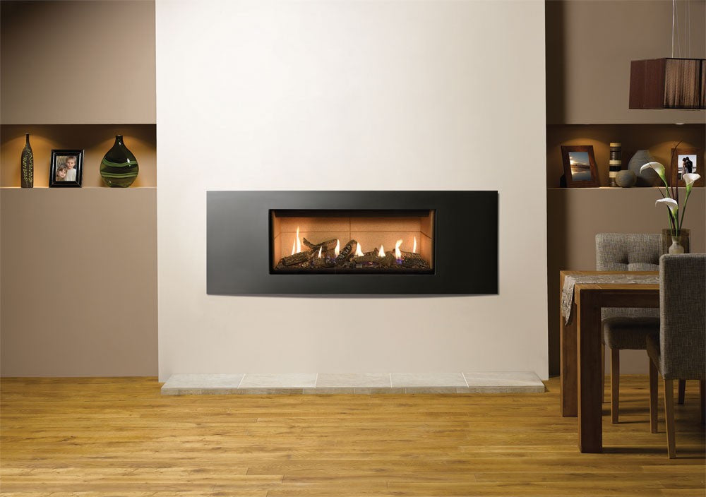 Gazco Studio 2 Balanced Flue Gas Fire with Verve Frame