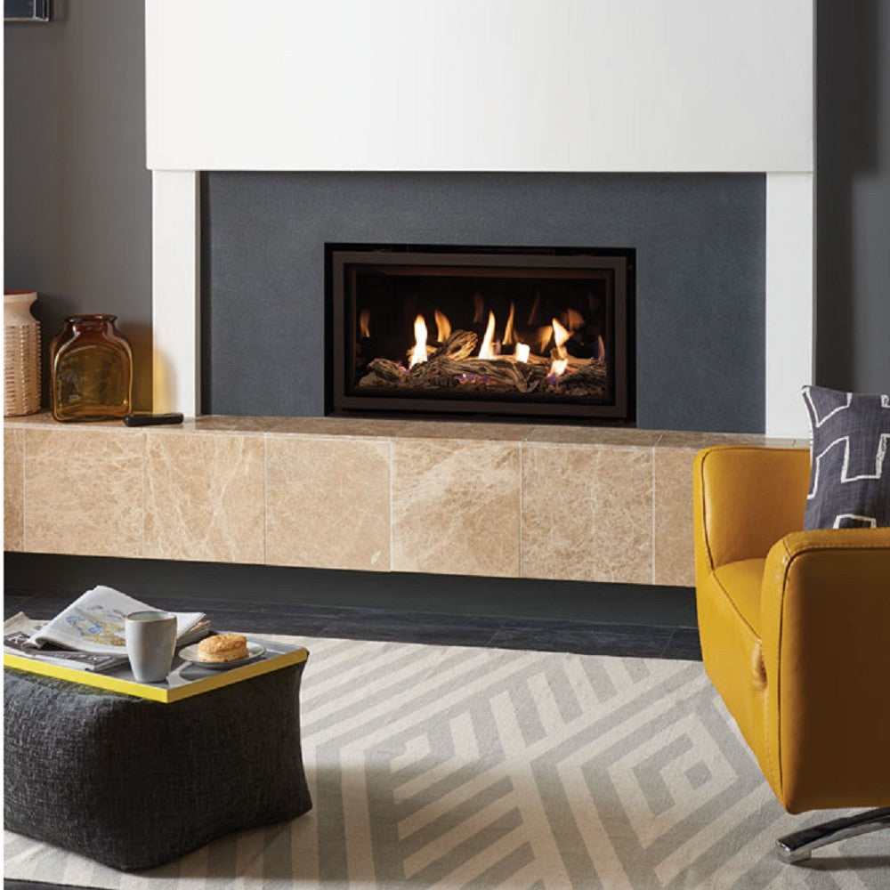 Gazco Studio 1 Conventional Flue Gas Fire with Edge Frame