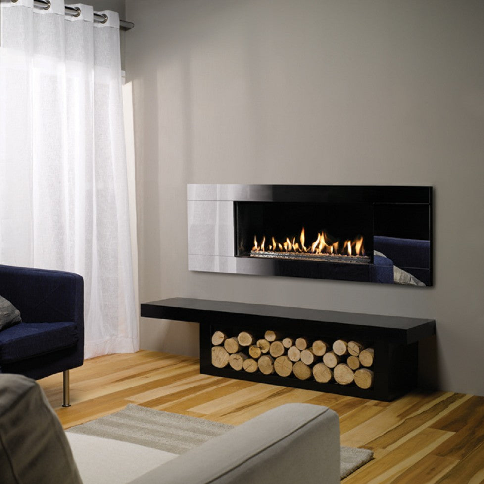 Gazco Studio 2 Balanced Flue Gas Fire with Glass Frame