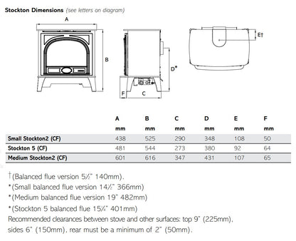 Gazco Medium Stockton2 Conventional Flue Gas Stove