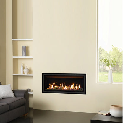 Gazco Studio 2 Slimline Balanced Flue Gas Fire with Edge Frame