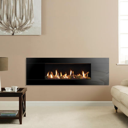 Gazco Studio 2 Slimline Balanced Flue Gas Fire with Glass Frame