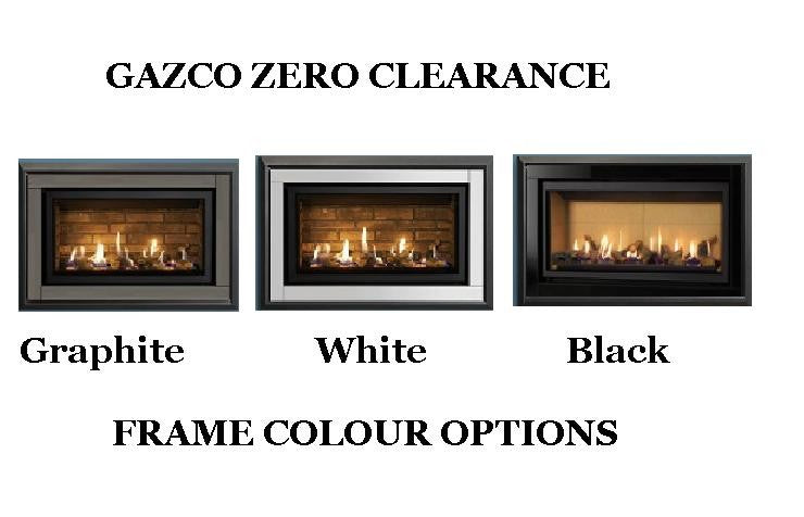 Gazco Studio 2 Slimline Balanced Flue Gas Fire with Zero Clearance Frame