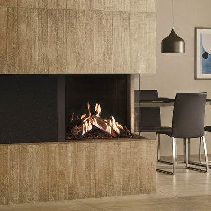 Gazco Reflex 75T-3 3 Sided Balanced Flue Gas Fire with Edge Frame