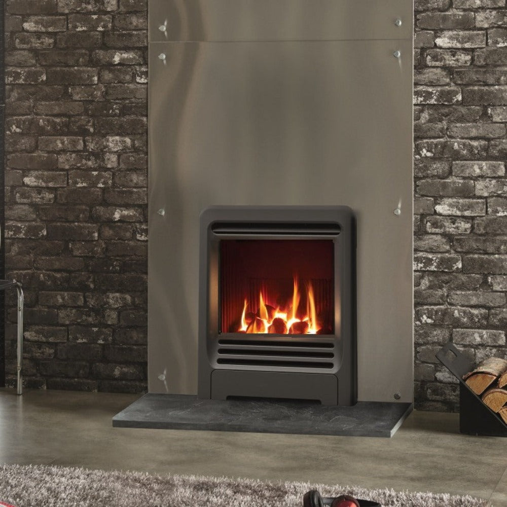 Gazco Logic HE Conventional Flue Coal Effect Gas Fire with Beat Frame