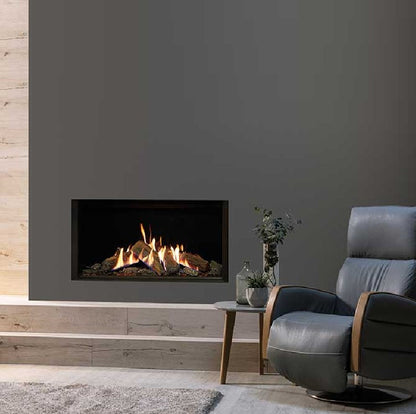 Gazco Reflex 105 Conventional Flue Gas Fire with Edge Frame